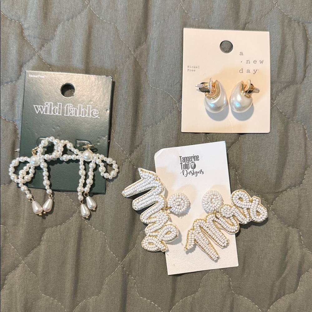 NWT BRIDAL EARRINGS HAUL